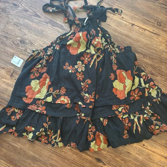 NWT Free People Fleur Printed Tunic - Picture 7 of 9